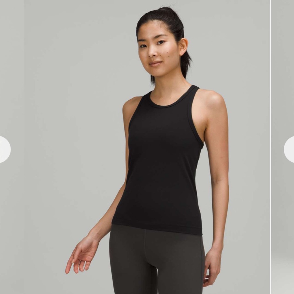 NWT(4) Lululemon Align Waist-Length Racerback Tank Top Black Small Nulu New